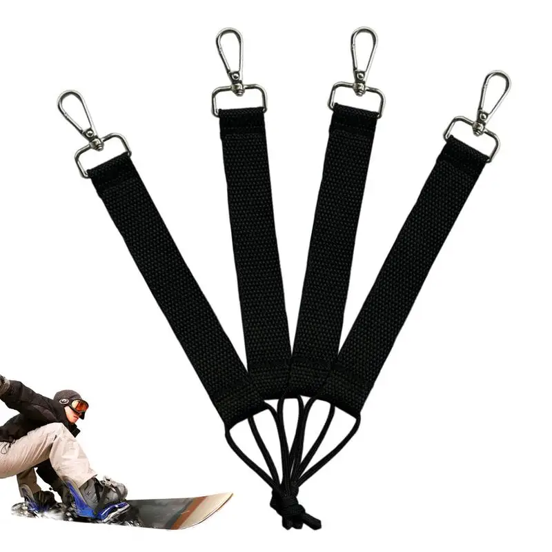 Nylon Snowboard Cord Outdoor Snowboarding Cord Set 4X Wear-Resistant Skis Cord Portable Snowboard Binding Straps
Nylon Snowboard Cord Outdoor Snowboarding Cord Set 4X Wear-Resistant Skis Cord Portable Snowboard Binding Straps