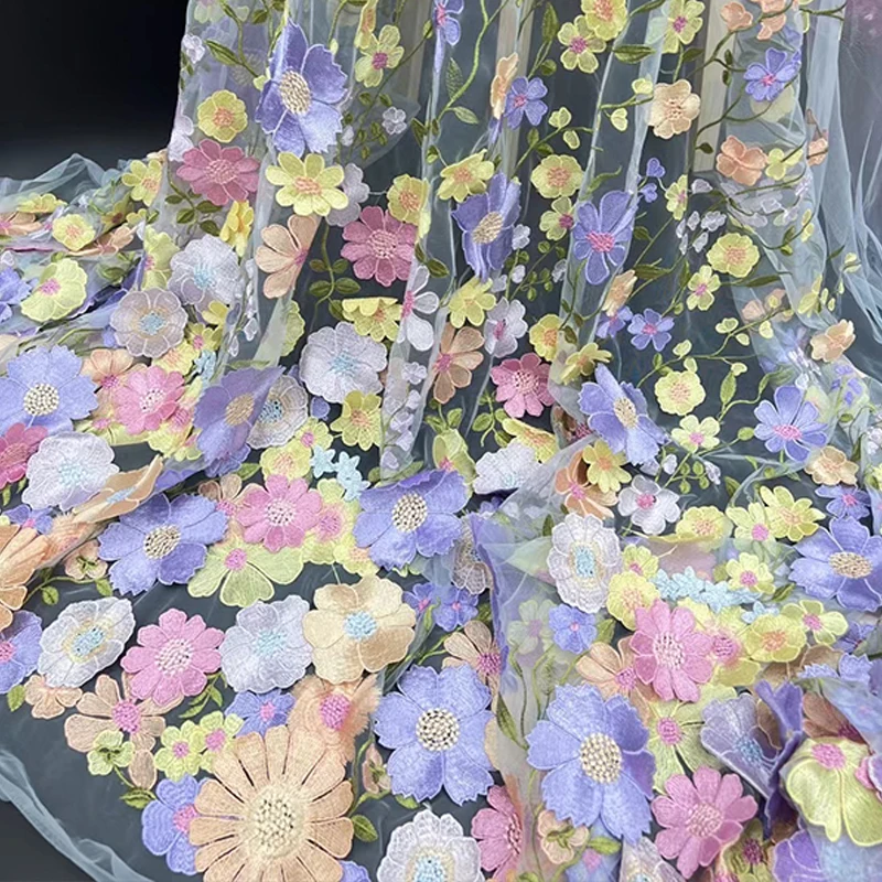 1/2/3yards Sculpted 3D Floral Tulle Luxury Veils Wedding Dress Dream Gowns Runway-Grade Performance Costumes DIY Mesh Fabric
1/2/3yards Sculpted 3D Floral Tulle Luxury Veils Wedding Dress Dream Gowns Runway-Grade Performance Costumes DIY Mesh Fabric