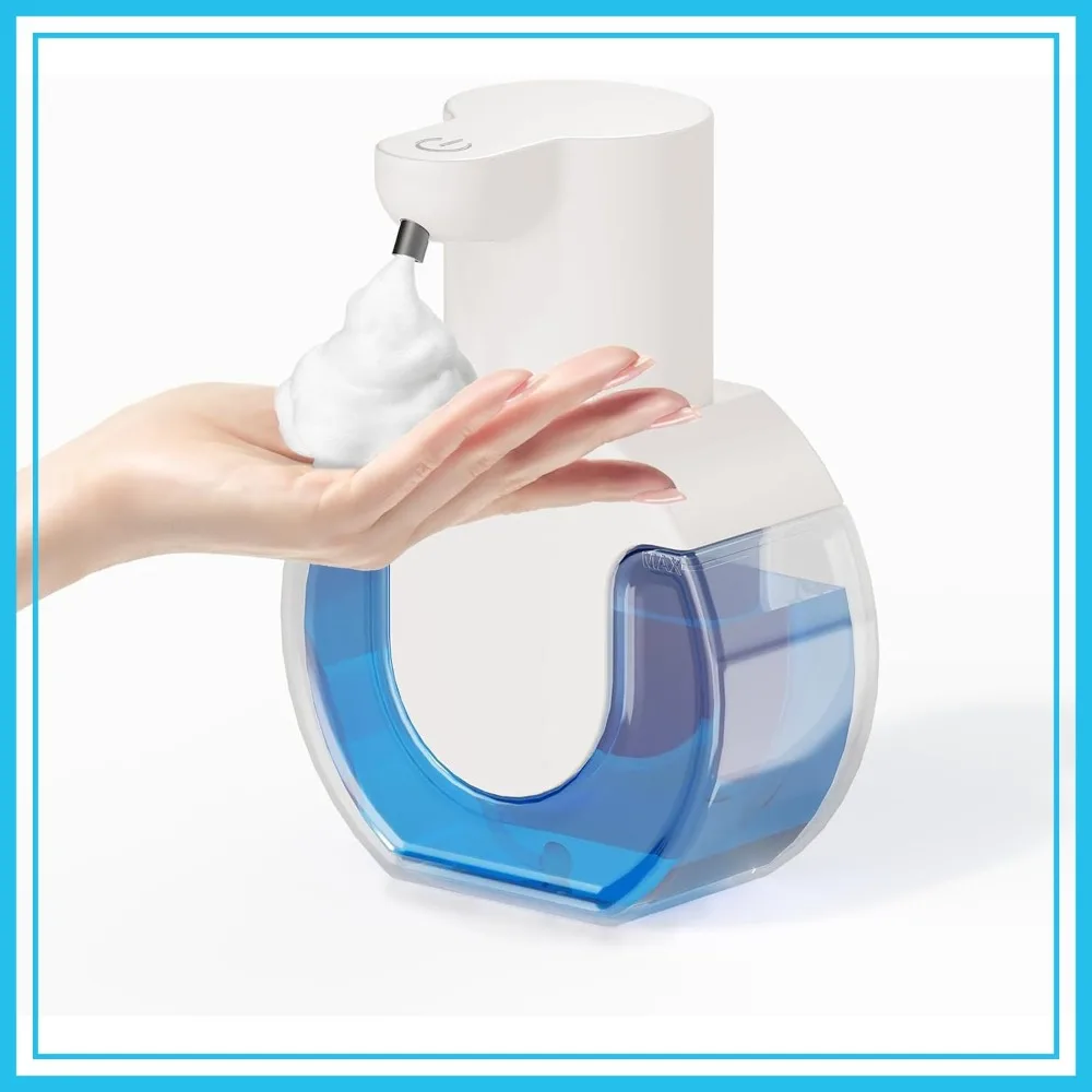 Automatic Soap Dispenser Touchless, Rechargeable Foaming Soap Dispenser, 15oz/420ml Smart Hand Soap Dispenser, 4-Level Adjustable, Wall Mount for Bathroom Kitchen Dish Soap, Hands-Free
Automatic Soap Dispenser Touchless, Rechargeable Foaming Soap Dispenser, 15oz/420ml Smart Hand Soap Dispenser, 4-Level Adjustable, Wall Mount for Bathroom Kitchen Dish Soap, Hands-Free