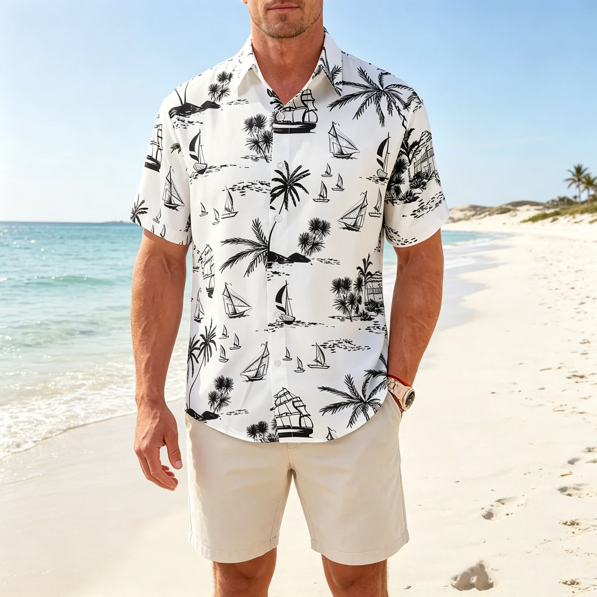 2026 Casual Men's Shirts For Man Menswear Clothing Fashion Trendy Contrast Printed Holiday Vacation Personality Bohemians Shirt
2026 Casual Men's Shirts For Man Menswear Clothing Fashion Trendy Contrast Printed Holiday Vacation Personality Bohemians Shirt