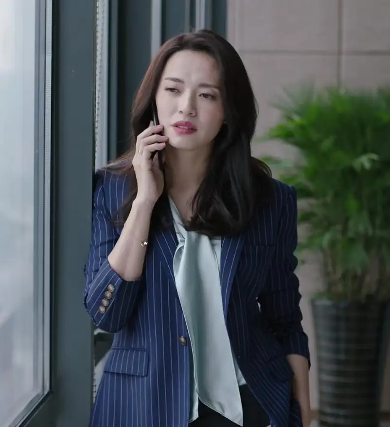 Joyous Song Yao Chen Striped Women's Suiting Spring Autumn Versatile Profional Outfit Top Slim Fit Long Sve
Joyous Song Yao Chen Striped Women's Suiting Spring Autumn Versatile Profional Outfit Top Slim Fit Long Sve