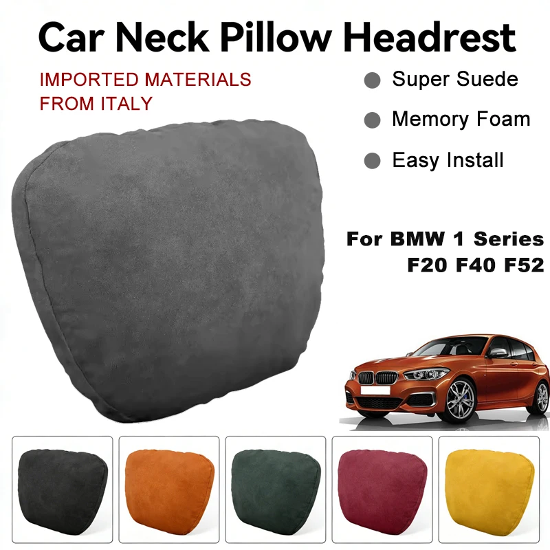 Italy Suede Car Neck Rest Pillow For BMW 1 Series F20 F40 F52 Seat Head Neck Support Cushion Auto Interior Accessories
Italy Suede Car Neck Rest Pillow For BMW 1 Series F20 F40 F52 Seat Head Neck Support Cushion Auto Interior Accessories