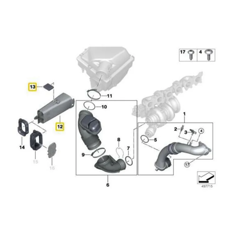 2 воздухозаборника двигателя 13717646769 для BMW 1 2 3 4 серии F20 F21 F22 F23 F30 F31 F32 F33 F34 F36 13-21 
2 воздухозаборника двигателя 13717646769 для BMW 1 2 3 4 серии F20 F21 F22 F23 F30 F31 F32 F33 F34 F36 13-21