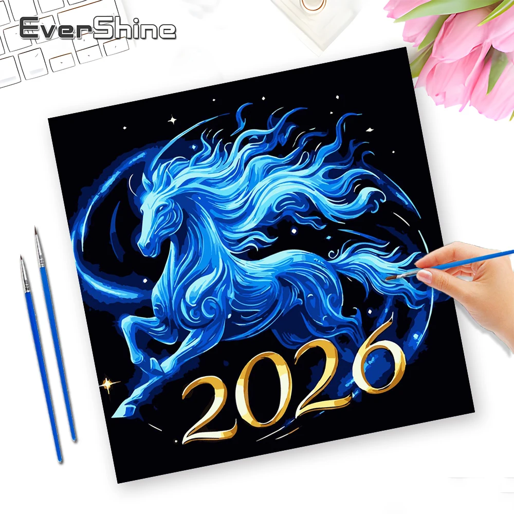 EverShine Oil Painting Horse Handpainted Painting Art Colorful Animal Canvas Drawing On Canvas New Year Holiday Gifts
EverShine Oil Painting Horse Handpainted Painting Art Colorful Animal Canvas Drawing On Canvas New Year Holiday Gifts
