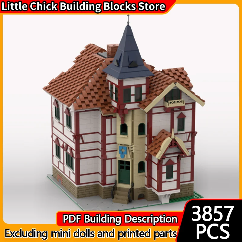 City Street View Model MOC Building Bricks Wooden-Framed Mansion Modular Technology Children Holiday Gifts Assemble Toys Suit
City Street View Model MOC Building Bricks Wooden-Framed Mansion Modular Technology Children Holiday Gifts Assemble Toys Suit