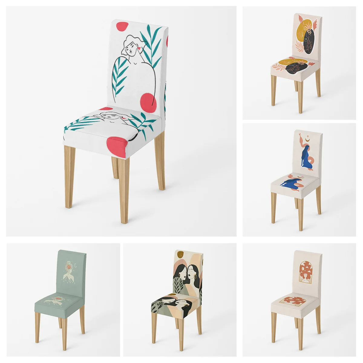 Nordic Abstract Art Chair Cover Morandi Color Art Illustration Cafe Living Room Dining Chair Cover Universal for All Seasons
Nordic Abstract Art Chair Cover Morandi Color Art Illustration Cafe Living Room Dining Chair Cover Universal for All Seasons