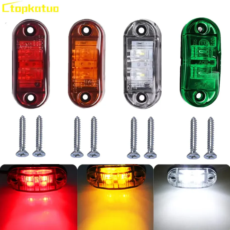 Warning Lights LEDs Marker Lights LED Truck Trailer Oval Clearance Side Light Amber Red Blinker Light Universal
Warning Lights LEDs Marker Lights LED Truck Trailer Oval Clearance Side Light Amber Red Blinker Light Universal