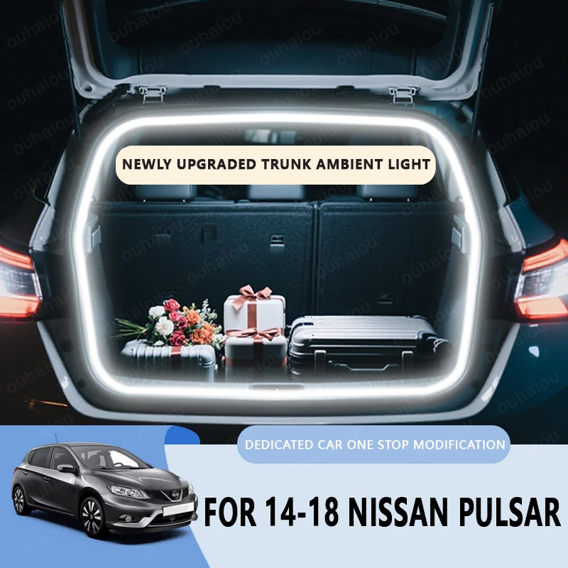 FOR 14-18 NISSAN PULSAR trunk light modification light Atmosphere lights White warm white Rear Trunk LED Light Bar
FOR 14-18 NISSAN PULSAR trunk light modification light Atmosphere lights White warm white Rear Trunk LED Light Bar