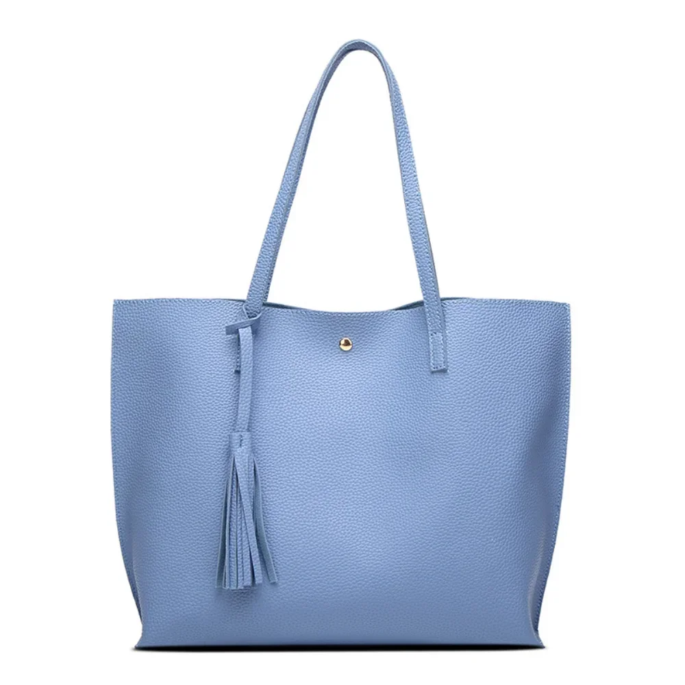Vegan PU Leather Shoulder Tote Bags Women Luxury Designer Tassels Crossbody Handbag Ladies Large Capacity Simple Shopping Bag
Vegan PU Leather Shoulder Tote Bags Women Luxury Designer Tassels Crossbody Handbag Ladies Large Capacity Simple Shopping Bag