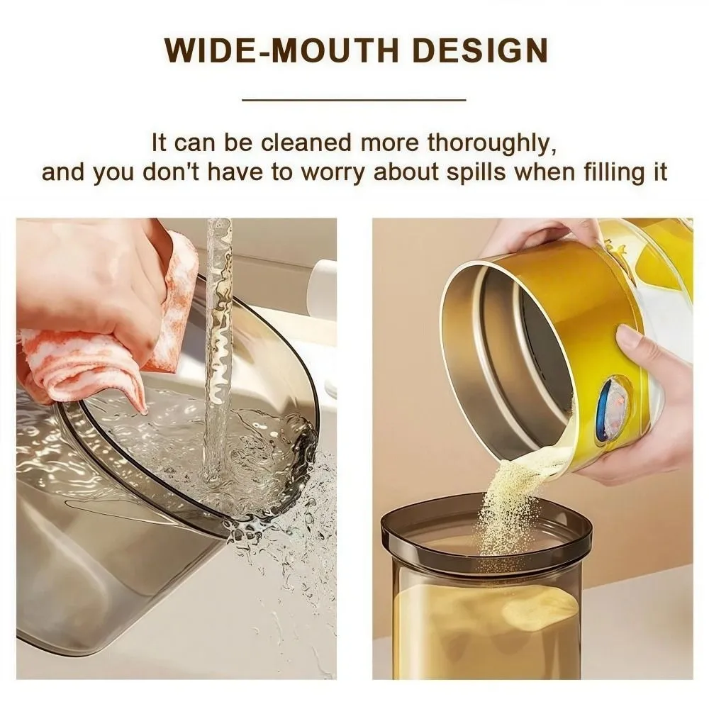 1800/1300/800ML Milk Powder Sealed Can Light Blocking Food Grade Milk Powder Container Moisture-proof with Spoon
1800/1300/800ML Milk Powder Sealed Can Light Blocking Food Grade Milk Powder Container Moisture-proof with Spoon