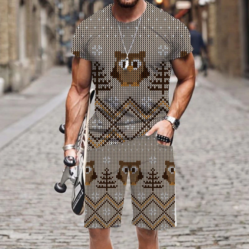 Hip-hop Men's T-shirt Set Christmas Pattern Street 3D Printed Tops Summer Sportswear Funny Harajuku Luxury Beach 2022 New Casual
Hip-hop Men's T-shirt Set Christmas Pattern Street 3D Printed Tops Summer Sportswear Funny Harajuku Luxury Beach 2022 New Casual