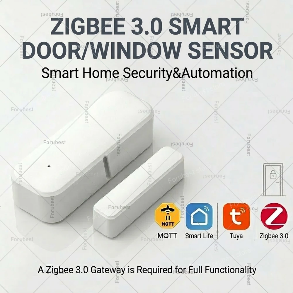 Zigbee Door Sensor Window Entry Sensor Wireless Door Open Closed Detector Smart Home Security Burglar Alarm Sensor For Tuya Z2M
Zigbee Door Sensor Window Entry Sensor Wireless Door Open Closed Detector Smart Home Security Burglar Alarm Sensor For Tuya Z2M