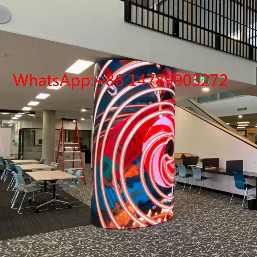 China Indoor Soft Module P4 Flexible LED Column Display for Advertising
China Indoor Soft Module P4 Flexible LED Column Display for Advertising