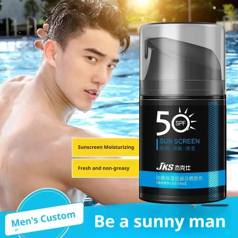 New Men Whitening Hydration Sunscreen 50g Refreshing Isolation Whole Body UV Protection SPF50 + PA + + + + Waterproof Sunscreen
New Men Whitening Hydration Sunscreen 50g Refreshing Isolation Whole Body UV Protection SPF50 + PA + + + + Waterproof Sunscreen