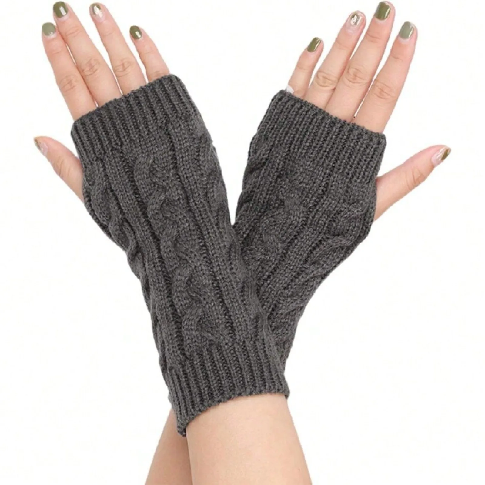 Womens Fingerless Gloves Winter Warm Knit Arm Warmers Mittens Soft Hand Crochet Wrist Warmers Thumb Hole Gloves
Womens Fingerless Gloves Winter Warm Knit Arm Warmers Mittens Soft Hand Crochet Wrist Warmers Thumb Hole Gloves