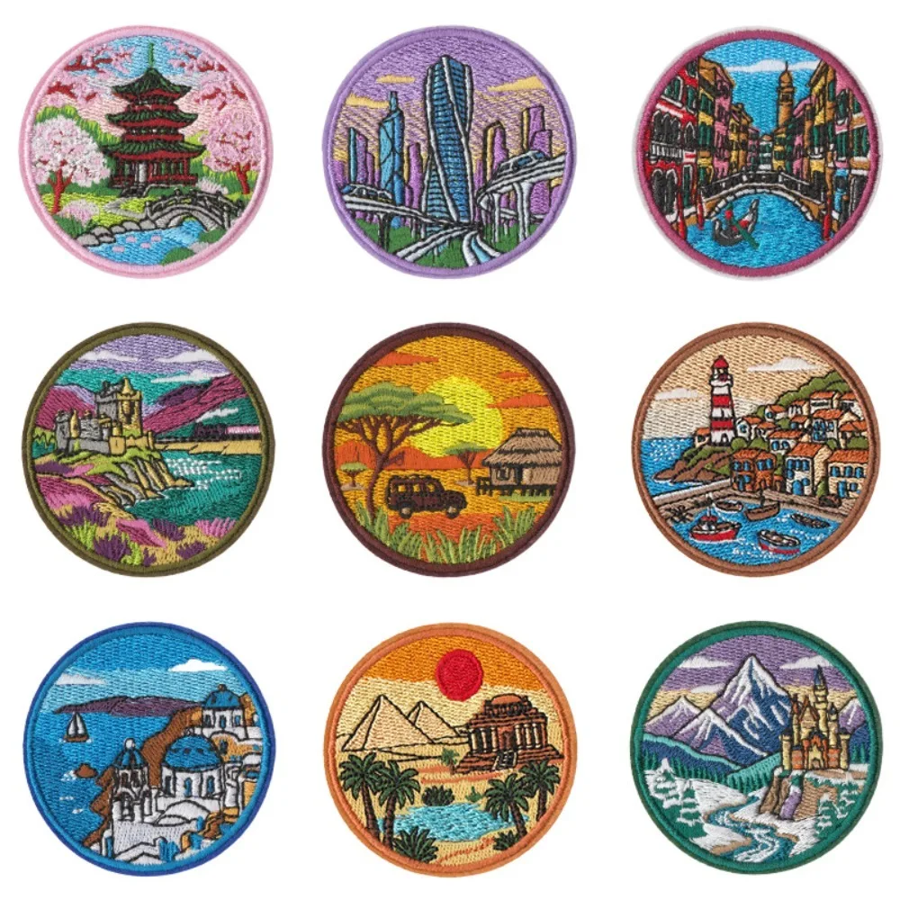 City Landmark Pattern Embroidery Patch DIY T-shirt Backpack Hat Iron on Pacthes Craft Decoration Repair Applique Sticker Sewing
City Landmark Pattern Embroidery Patch DIY T-shirt Backpack Hat Iron on Pacthes Craft Decoration Repair Applique Sticker Sewing