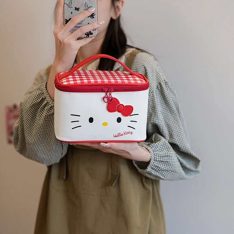 Hello Kittys Sanrios Portable Cosmetic Bag Large Capacity Portable Travel Toiletry Bag Cute Kawaii Cartoon Anime Storage Bag
Hello Kittys Sanrios Portable Cosmetic Bag Large Capacity Portable Travel Toiletry Bag Cute Kawaii Cartoon Anime Storage Bag
