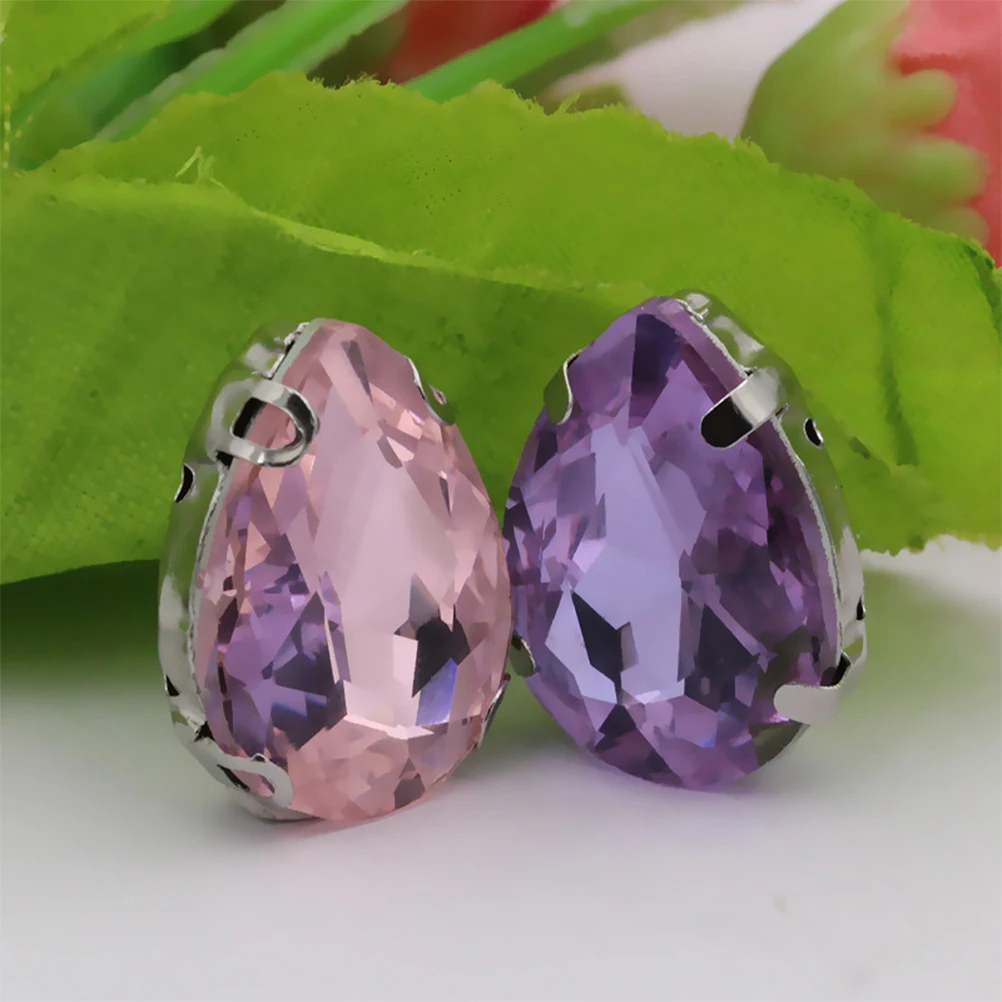 50Pcs 10x14mm Glass Rhinestones Crystal Claw Shining Colors Hardness DIY Craft Jewelry for Garment Shoes Wedding Dress Mixed
50Pcs 10x14mm Glass Rhinestones Crystal Claw Shining Colors Hardness DIY Craft Jewelry for Garment Shoes Wedding Dress Mixed