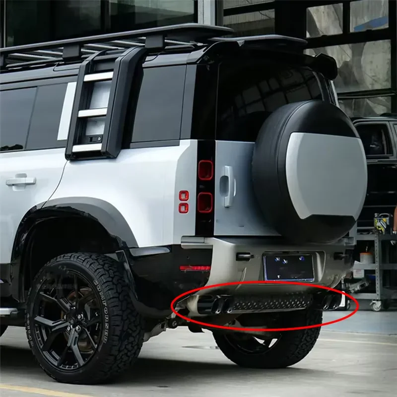 Car Exhaust Tip for Land Rover Defender 90 110 2020-2025 High Quality SS304 2.0T 3.0T Muffler Exhaust Nozzle Tail Pipe
Car Exhaust Tip for Land Rover Defender 90 110 2020-2025 High Quality SS304 2.0T 3.0T Muffler Exhaust Nozzle Tail Pipe