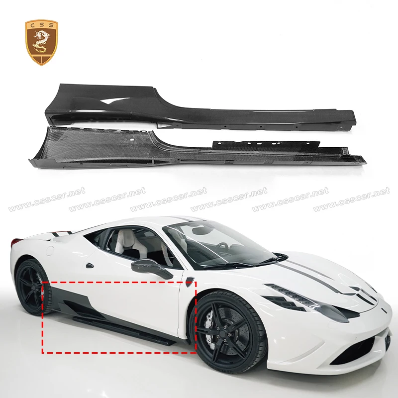 Car Side Skirts Extension Rocker Panels Splitters For Ferrari 458 Speci-ale Style Dry Carbon Fiber Protection Exterior Bodykits
Car Side Skirts Extension Rocker Panels Splitters For Ferrari 458 Speci-ale Style Dry Carbon Fiber Protection Exterior Bodykits