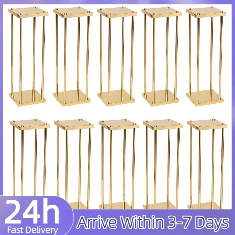 Набор из 10 металлических подставок-колонн для ваз с прямоугольными поддонами, 60x20x20 см, для декора стола на домашних вечеринках и мероприятиях
Набор из 10 металлических подставок-колонн для ваз с прямоугольными поддонами, 60x20x20 см, для декора стола на домашних вечеринках и мероприятиях