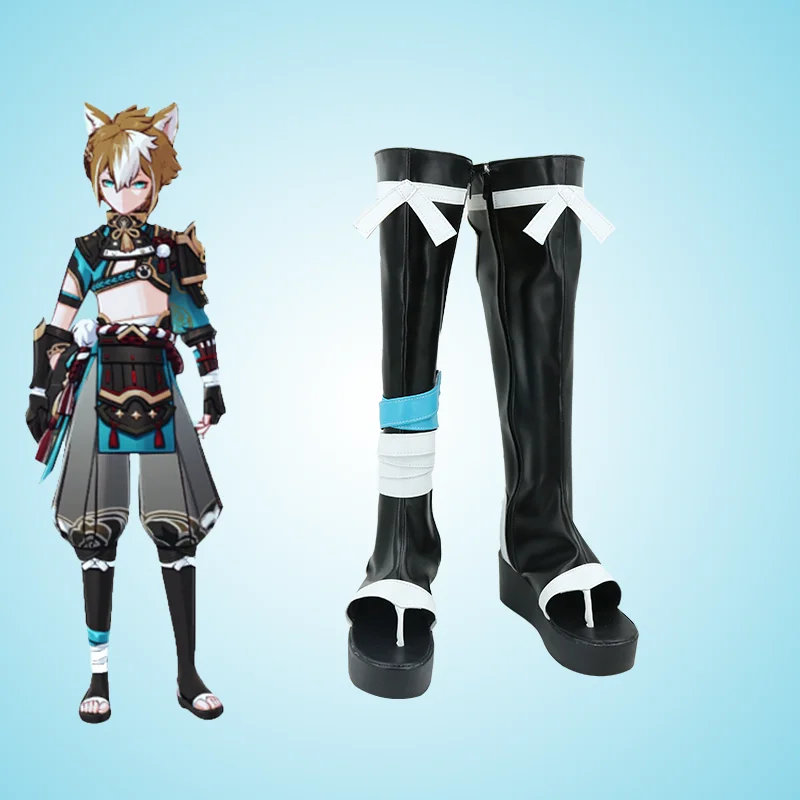 Genshin Impact Gorou Обувь для косплея Сапоги Костюм на Хэллоуин для женщин и мужчин Обувь в стиле аниме 
Genshin Impact Gorou Обувь для косплея Сапоги Костюм на Хэллоуин для женщин и мужчин Обувь в стиле аниме