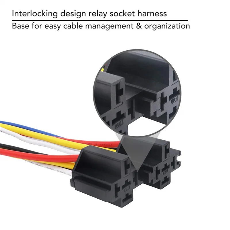 Classy-Automotive 5-Pin 30/40A 12V SPDT Relays With Interlocking Relay Sockets And In-Line ATC Fuse Holders
Classy-Automotive 5-Pin 30/40A 12V SPDT Relays With Interlocking Relay Sockets And In-Line ATC Fuse Holders