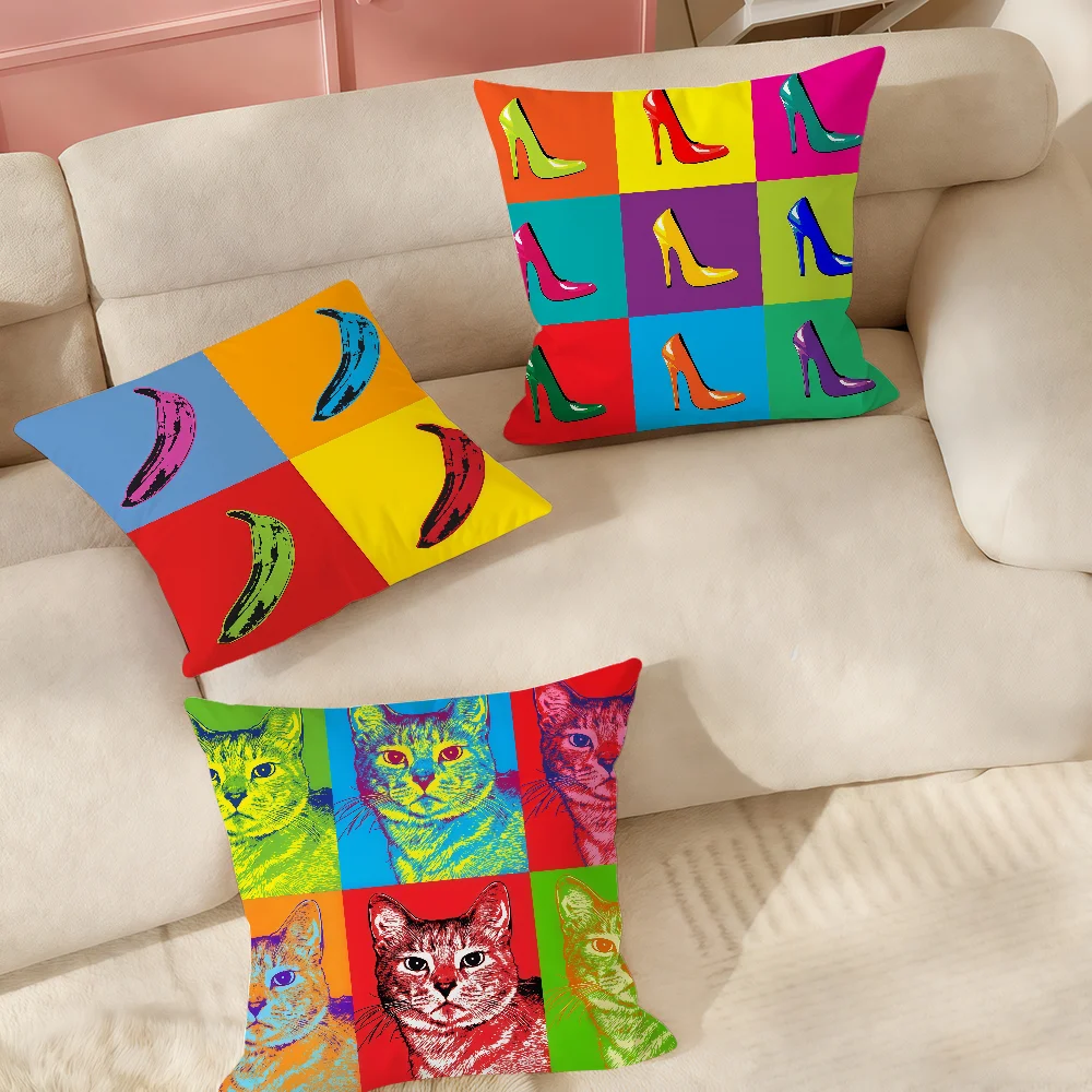 Art A-Andy Warhol Colors Pillow Case Suitable For Bedrooms Living Rooms Cars Home Decoration
Art A-Andy Warhol Colors Pillow Case Suitable For Bedrooms Living Rooms Cars Home Decoration