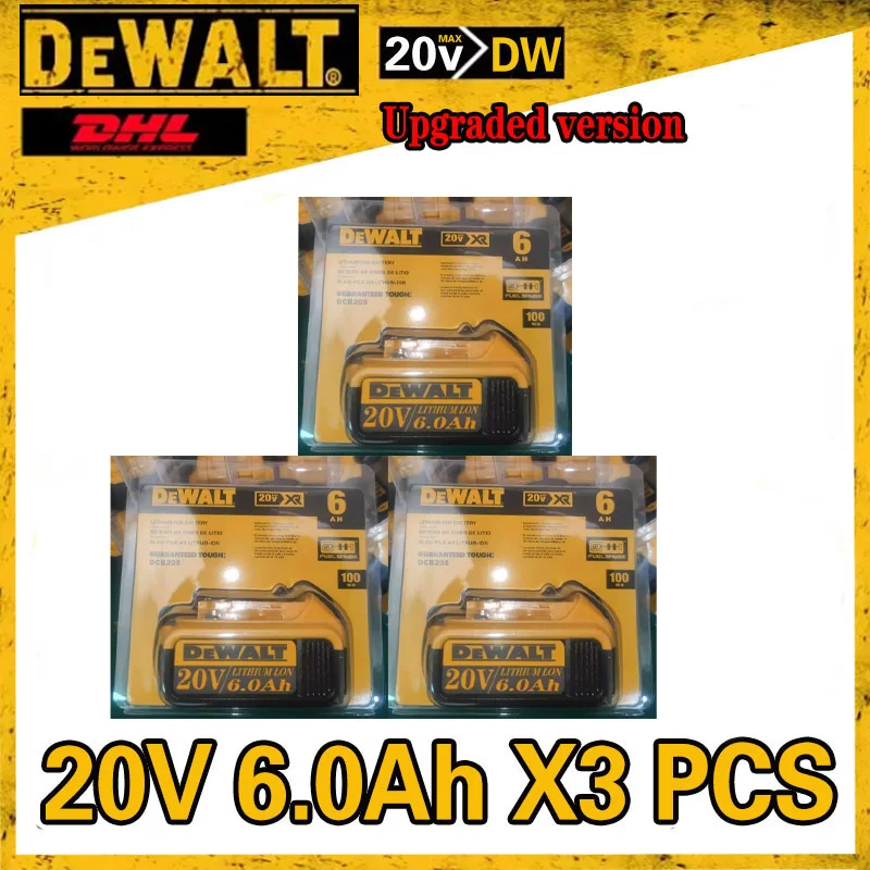 Genuine Dewalt 20V 60V Battery 2Ah/5Ah/6Ah Dewalt Dcf850 Dcf887 Dcf922 DCB182 DCB205-2 DCB206-2 Power Tool Battery
Genuine Dewalt 20V 60V Battery 2Ah/5Ah/6Ah Dewalt Dcf850 Dcf887 Dcf922 DCB182 DCB205-2 DCB206-2 Power Tool Battery