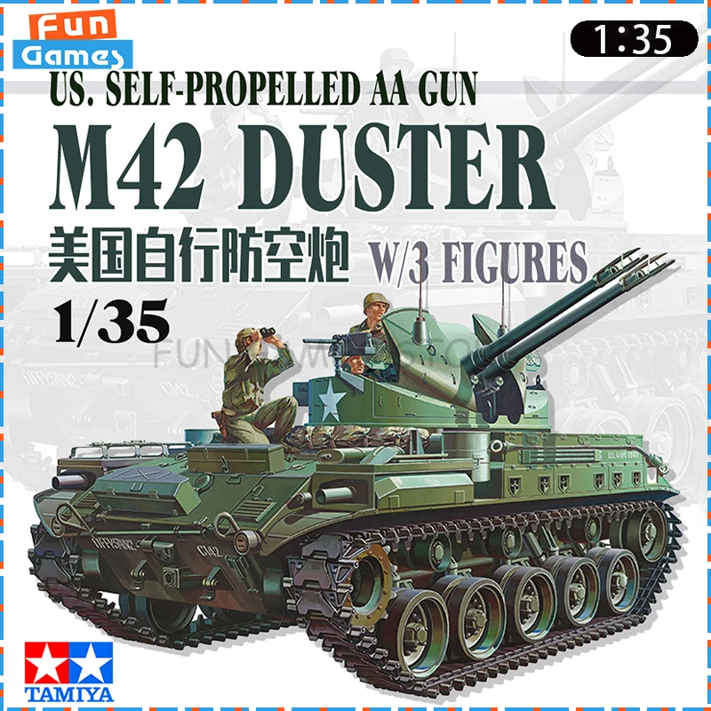 New 1/35 TAMIYA Assemble Model US. SELF-PROPELLED M42 DUSTER Assemble Figure 35161 Model Uncolored Collectible Custom Toy Gift
New 1/35 TAMIYA Assemble Model US. SELF-PROPELLED M42 DUSTER Assemble Figure 35161 Model Uncolored Collectible Custom Toy Gift