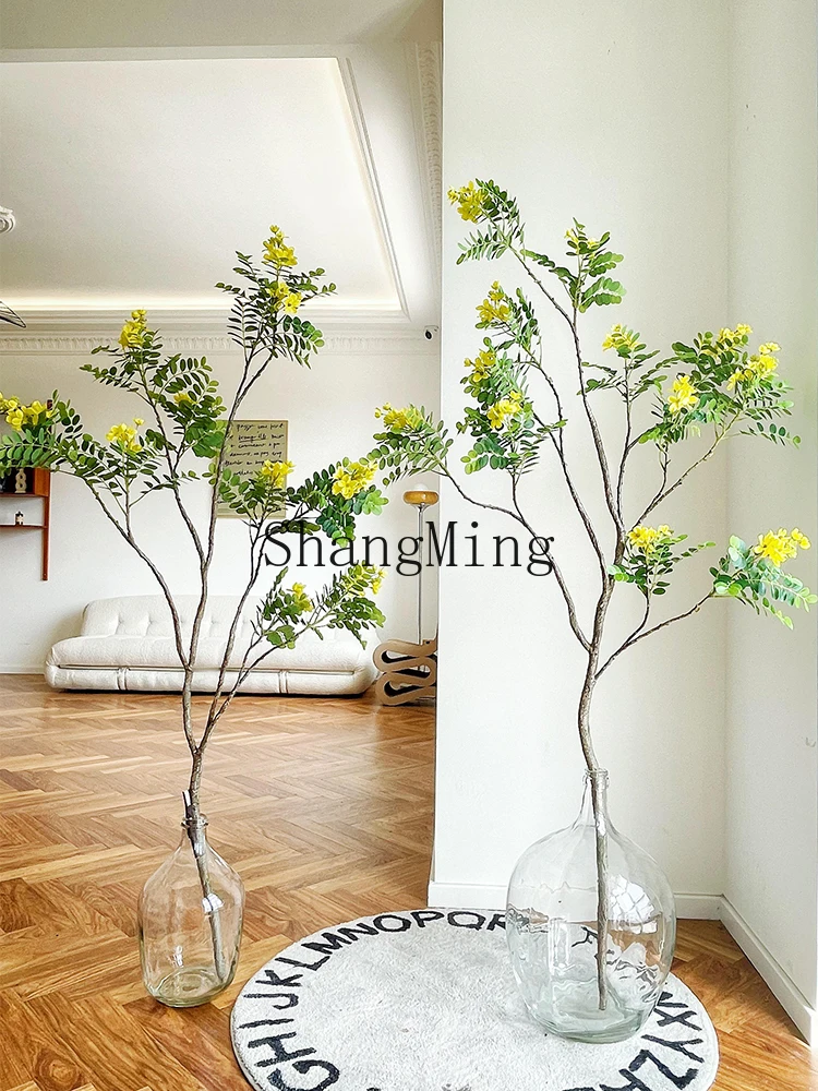 HJ simulation green plant yellow flower fake flower floor plant living room bedroom small fresh ornament
HJ simulation green plant yellow flower fake flower floor plant living room bedroom small fresh ornament