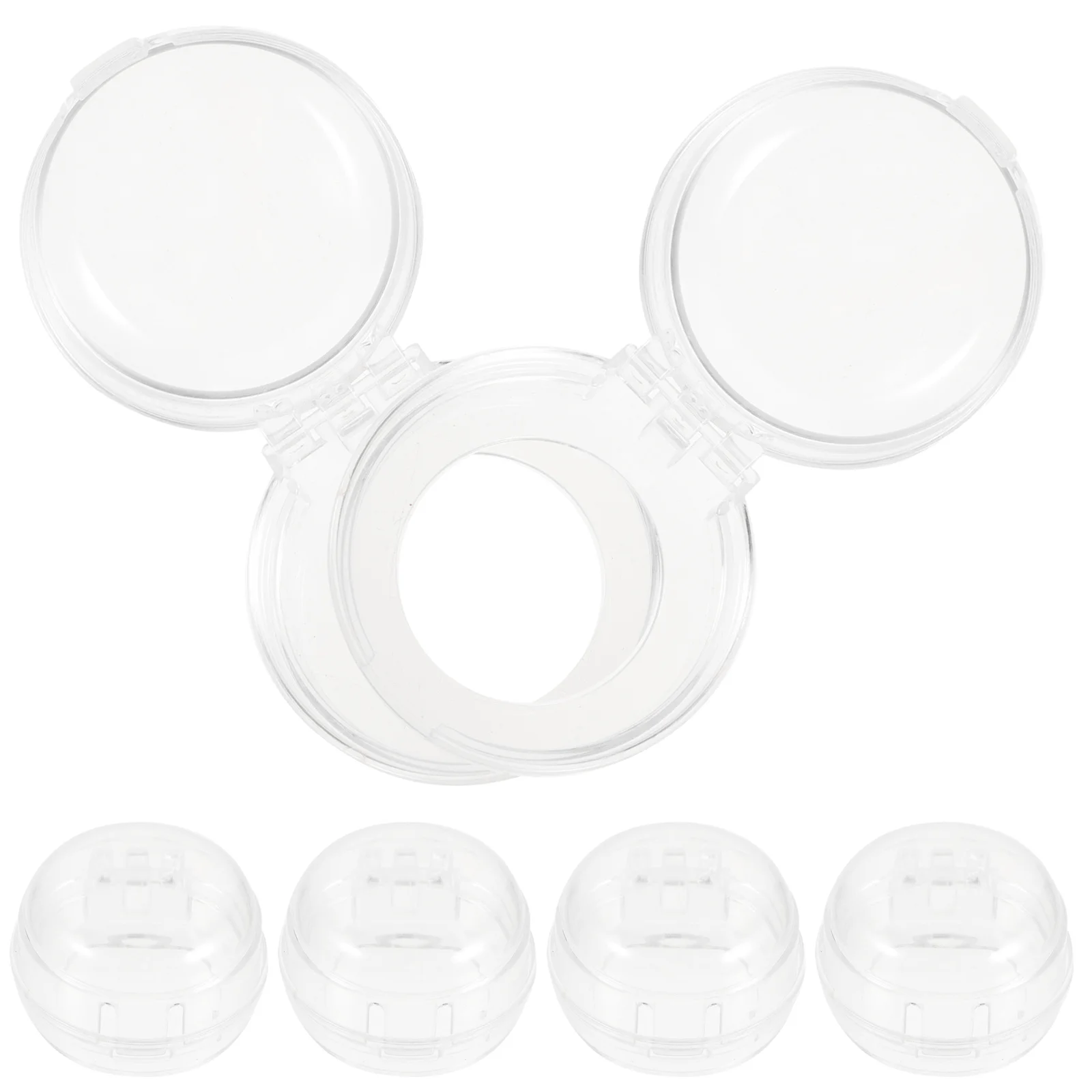 6 Pcs Child Proof Stove Knob Covers Gas Burner Round Safety for Oven Guards Plastic
6 Pcs Child Proof Stove Knob Covers Gas Burner Round Safety for Oven Guards Plastic
