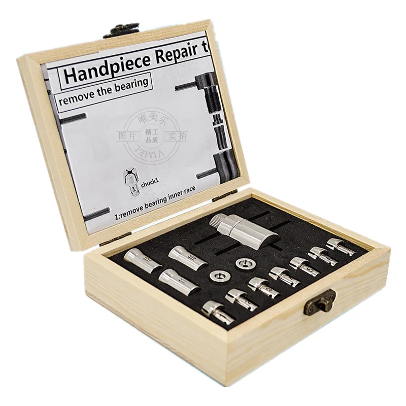 Handpiece Repair Tool Maintenance Chucks Standard\Torque\Mini Bearing Removal Cartridge Installation Kit
Handpiece Repair Tool Maintenance Chucks Standard\Torque\Mini Bearing Removal Cartridge Installation Kit