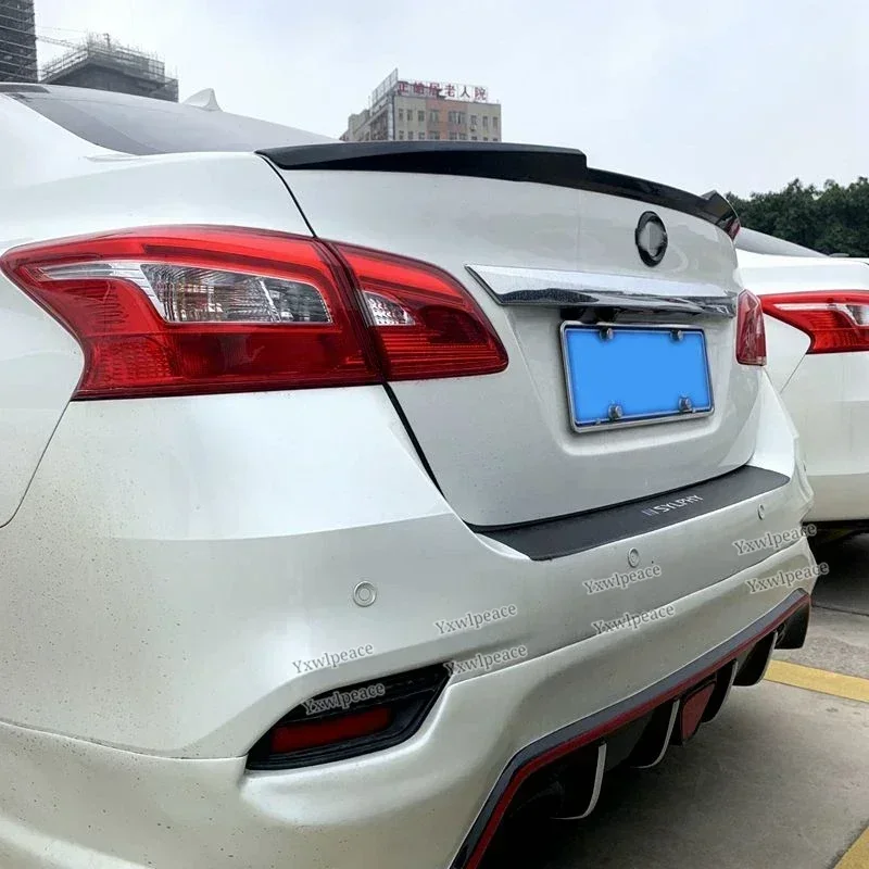 ABS Glossy Black Carbon Color Rear Trunk Lid Spoiler Wings Car Accessories For Nissan Sentra SYLPHY Spoiler 2012-2019
ABS Glossy Black Carbon Color Rear Trunk Lid Spoiler Wings Car Accessories For Nissan Sentra SYLPHY Spoiler 2012-2019