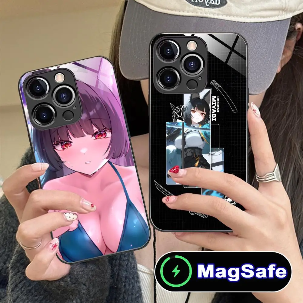 Zenless Zone Zero Hoshimi Miyabi Phone Case for iPhone 16 15 14 13 12 11 Pro Max Plus Mini MagSafe Glass Colour Protective Cover
Zenless Zone Zero Hoshimi Miyabi Phone Case for iPhone 16 15 14 13 12 11 Pro Max Plus Mini MagSafe Glass Colour Protective Cover