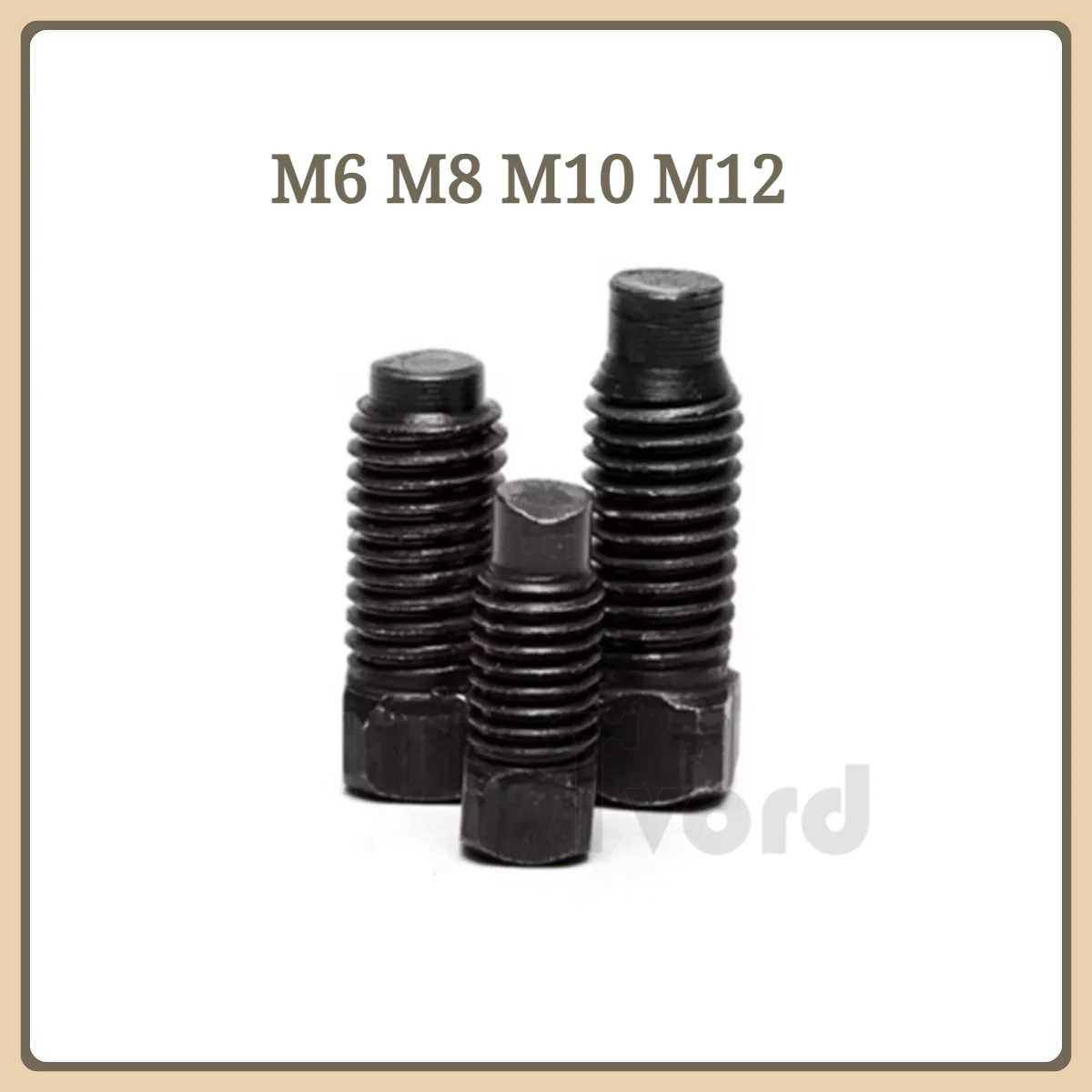 4.8 Grade Carbon Steel Black Tool Holder Square Head Convex End Set Screw M6 M8 M10 M12
4.8 Grade Carbon Steel Black Tool Holder Square Head Convex End Set Screw M6 M8 M10 M12