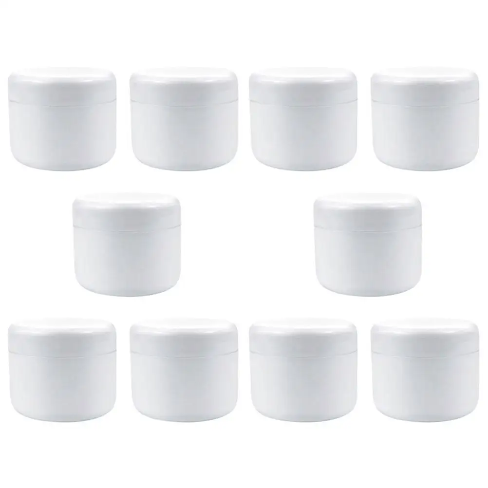 10 Pcs Boxes Empty Portable Travel Refillable Cream Packing Boxes Plastic Containers For Lotion Moisturizer Butter
10 Pcs Boxes Empty Portable Travel Refillable Cream Packing Boxes Plastic Containers For Lotion Moisturizer Butter