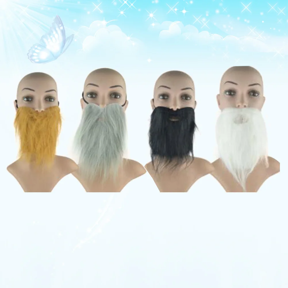 4pcs Beard Props One Size Fits Most Funny Costume Accessories for Halloween Cosplay Parties Cosplay Mustache Gifts
4pcs Beard Props One Size Fits Most Funny Costume Accessories for Halloween Cosplay Parties Cosplay Mustache Gifts