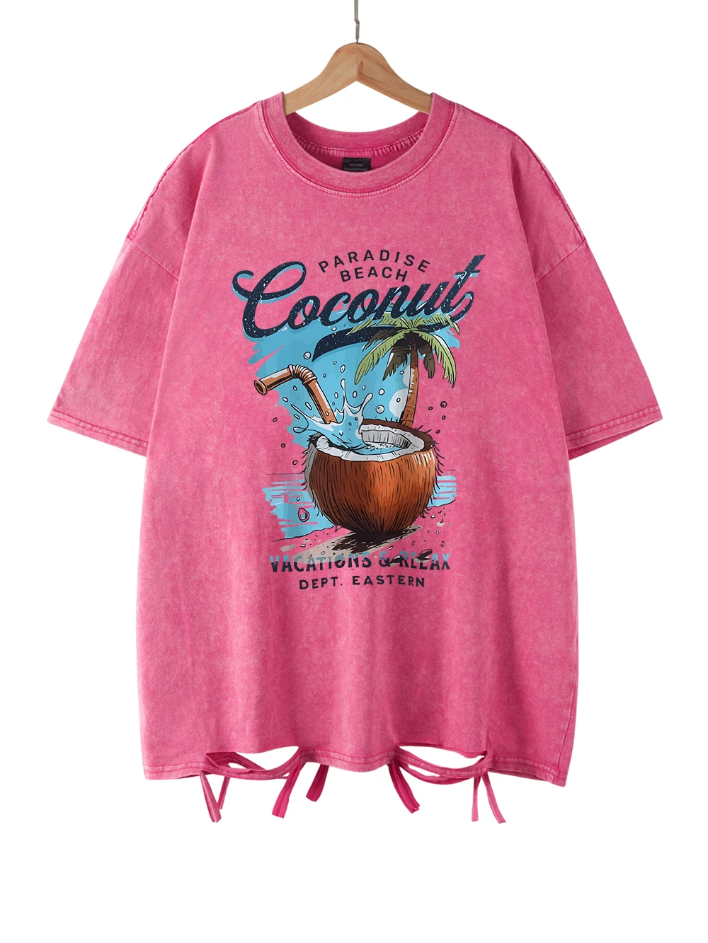 Paradise Beach, стираные футболки с кокосовым принтом, женские хлопковые топы, удобные футболки с круглым вырезом, летняя женская одежда
Paradise Beach, стираные футболки с кокосовым принтом, женские хлопковые топы, удобные футболки с круглым вырезом, летняя женская одежда