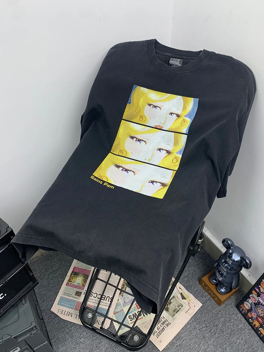 PERKS AND PAM Saint Princess Collaborative Vintage Worn-look Loose Short-sleeved T-shirt Breathable Cotton Casual Style for C...
PERKS AND PAM Saint Princess Collaborative Vintage Worn-look Loose Short-sleeved T-shirt Breathable Cotton Casual Style for C...