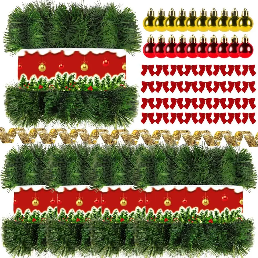 3 Pack 150FT Christmas Garland for Holiday Decoration, Christmas Ribbon Holiday Decor for Outdoor Indoor Artificial Christmas Tw
3 Pack 150FT Christmas Garland for Holiday Decoration, Christmas Ribbon Holiday Decor for Outdoor Indoor Artificial Christmas Tw