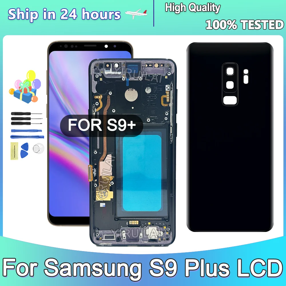 OLED For Samsung Galaxy S9Plus LCD Display Touch Screen Digitizer with Frame For Samsung G965F G965U G965WLCD Screen Replacement
OLED For Samsung Galaxy S9Plus LCD Display Touch Screen Digitizer with Frame For Samsung G965F G965U G965WLCD Screen Replacement