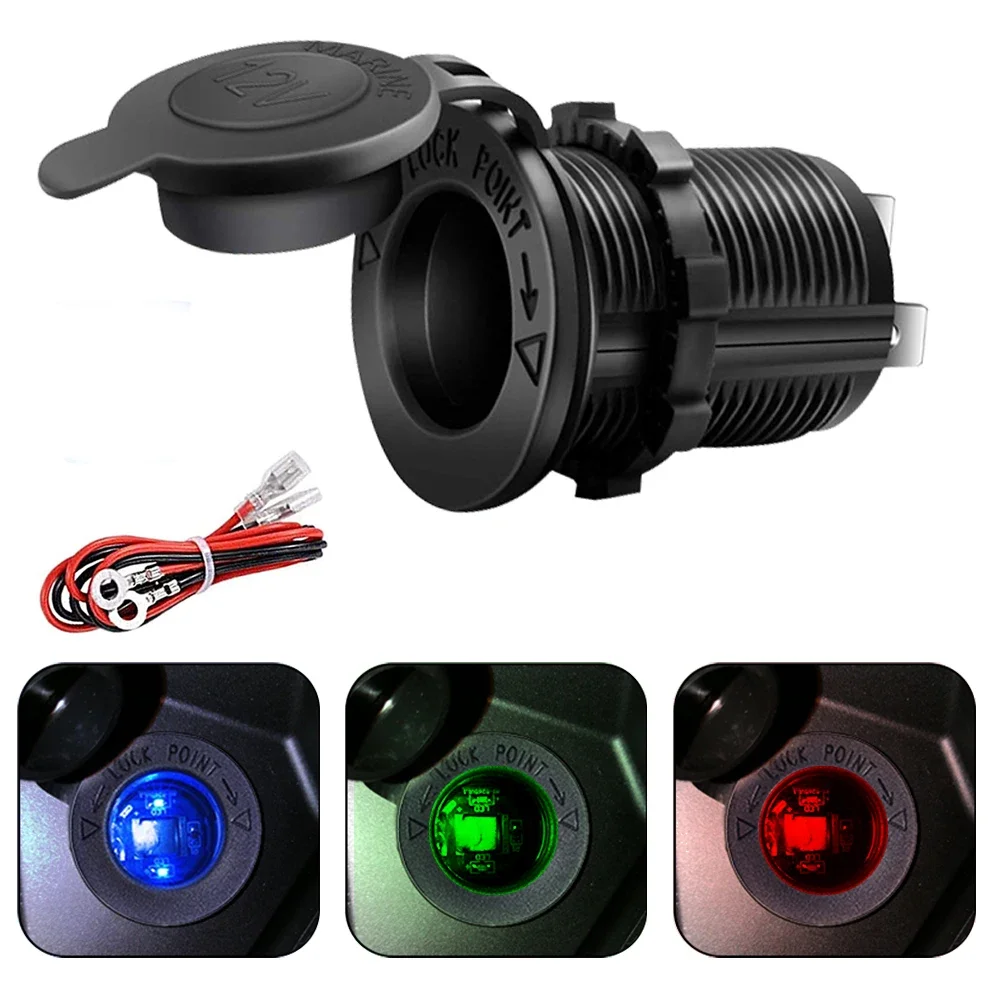 Cigarette Lighter Socket Car Marine Motorcycle ATV RV Lighter Socket Power Outlet Socket Receptacle 12V Waterproof Plug
Cigarette Lighter Socket Car Marine Motorcycle ATV RV Lighter Socket Power Outlet Socket Receptacle 12V Waterproof Plug