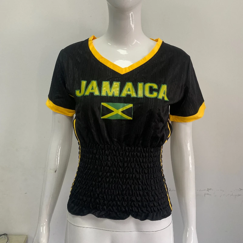 Millennium cut top Brazilian beautiful street women's T-shirt summer casual Gothic retro letter short sleeved women's clothing
Millennium cut top Brazilian beautiful street women's T-shirt summer casual Gothic retro letter short sleeved women's clothing