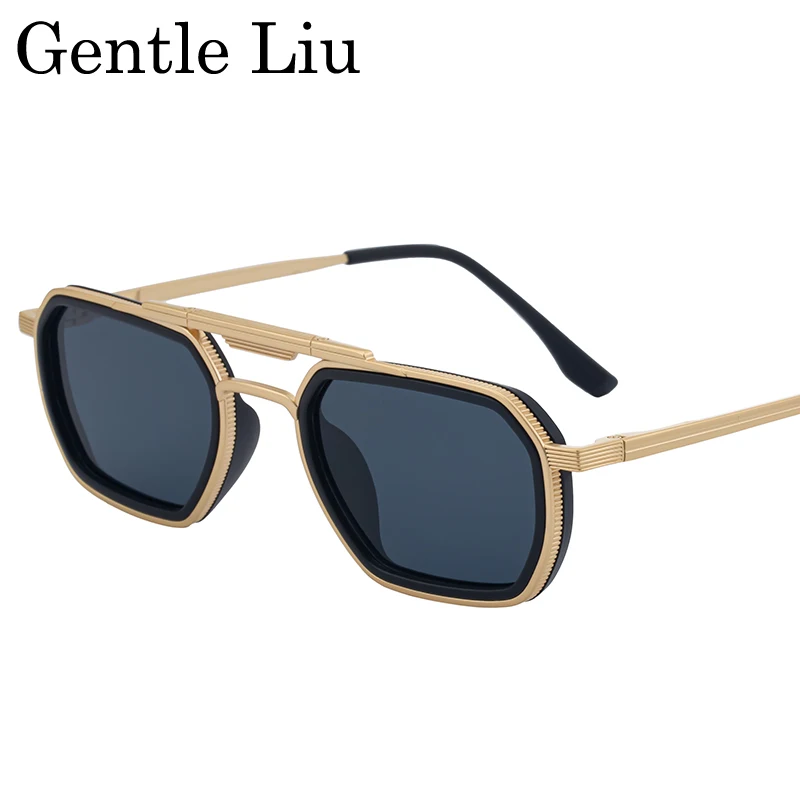Small Frame Square Steampunk Polygon Sunglasses Men 2026 Luxury Brand Metal Double Beam Sun Glasses For Male Punk UV400 Eyewear
Small Frame Square Steampunk Polygon Sunglasses Men 2026 Luxury Brand Metal Double Beam Sun Glasses For Male Punk UV400 Eyewear