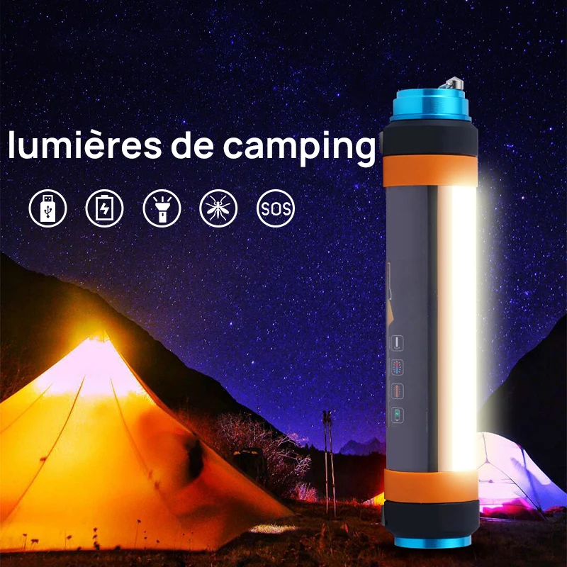 USB Rechargeable IP68 Waterproof LED Camp Light Emergency Camp Portable Lantern Flashlight Multi-Functional Magnetic Lamp
USB Rechargeable IP68 Waterproof LED Camp Light Emergency Camp Portable Lantern Flashlight Multi-Functional Magnetic Lamp