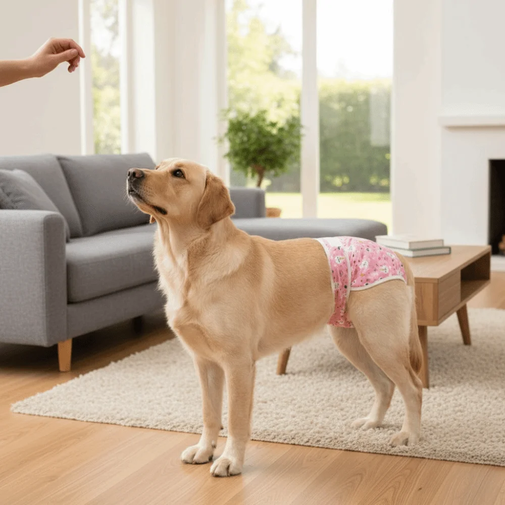 Cartoon Print Dog Physiological Pants Elastic Waist Washable Dog Diapers Leak-Proof Dog Shorts Underwear Doggy Sanitary
Cartoon Print Dog Physiological Pants Elastic Waist Washable Dog Diapers Leak-Proof Dog Shorts Underwear Doggy Sanitary