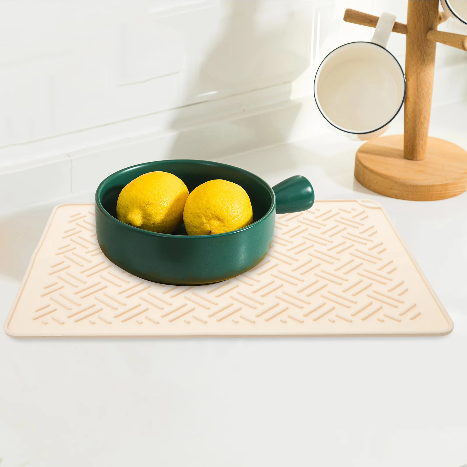 Silicone Dish Drying Mat Flexible Heat Insulation Pot Mat Trivet Kitchen Counter Heat Resistant Draining Pad
Silicone Dish Drying Mat Flexible Heat Insulation Pot Mat Trivet Kitchen Counter Heat Resistant Draining Pad