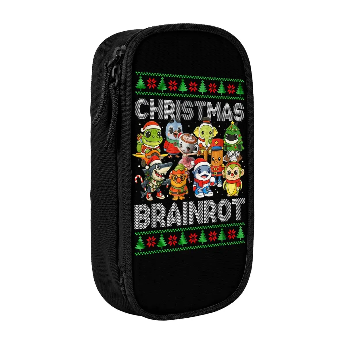 Рождественский итальянский пенал Brainrot Rot, модная сумка-держатель для ручек для студентов, большие школьные принадлежности для хранения, косметический пенал
Рождественский итальянский пенал Brainrot Rot, модная сумка-держатель для ручек для студентов, большие школьные принадлежности для хранения, косметический пенал