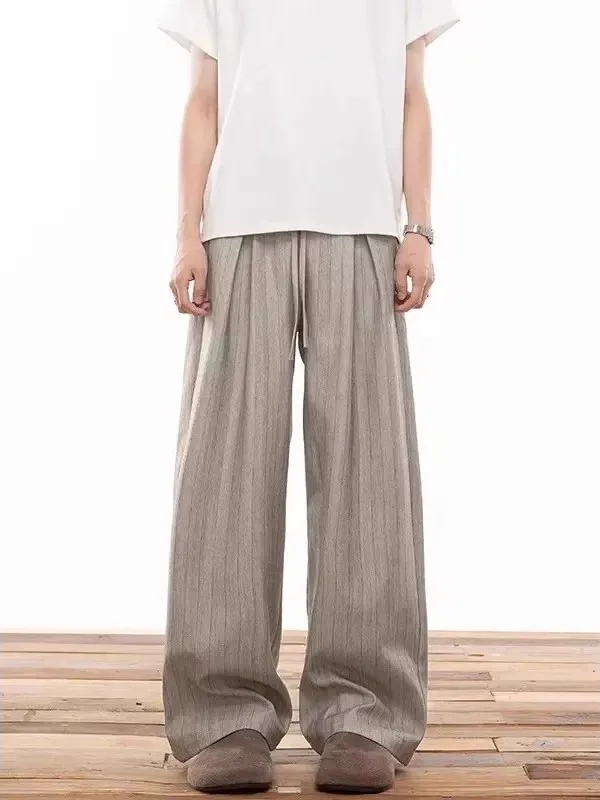 plus Size 300 Pou American Retro Striped Casual Pants Loose Straight Leg Wide Leg Pants for Plump Men Casual Comfortable
plus Size 300 Pou American Retro Striped Casual Pants Loose Straight Leg Wide Leg Pants for Plump Men Casual Comfortable